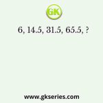 6, 14.5, 31.5, 65.5, ?