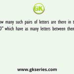 How many such pairs of letters are there in the word “DISCOVERED” which have as many letters between them as in the English