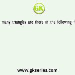 How many triangles are there in the following figure?