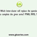 Which letter-cluster will replace the question mark (?) to complete the given series? PYWB, MVYD, ?, GPCH, DMEJ