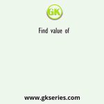 Find value of