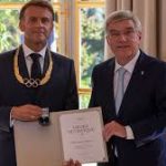 President Emmanuel Macron Awarded Olympic Order in Gold for Paris 2024 Success