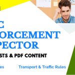 APSC Enforcement Inspector important question