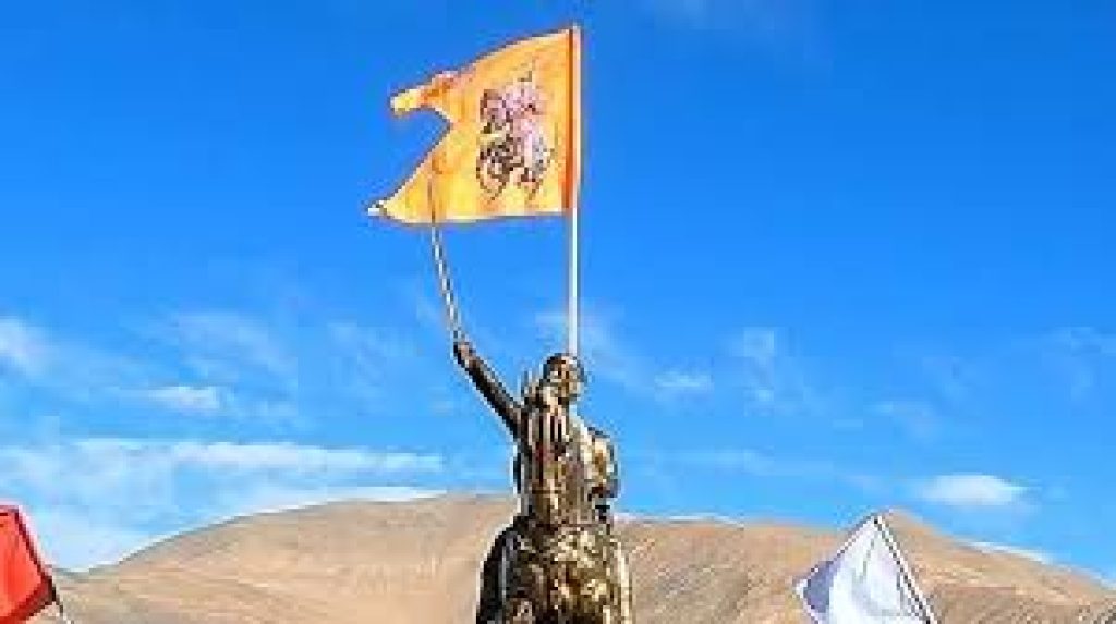 Indian Army Unveils Chhatrapati Shivaji Statue at Pangong Tso