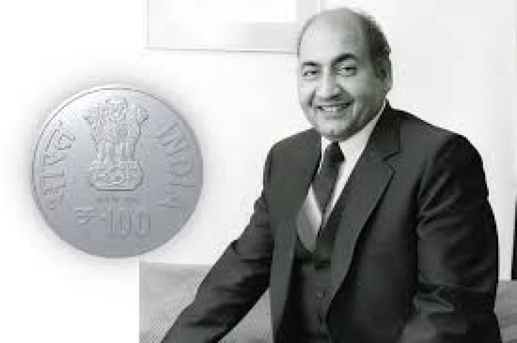 Government Announces ₹100 Commemorative Coin Honoring Mohammed Rafi’s Legacy
