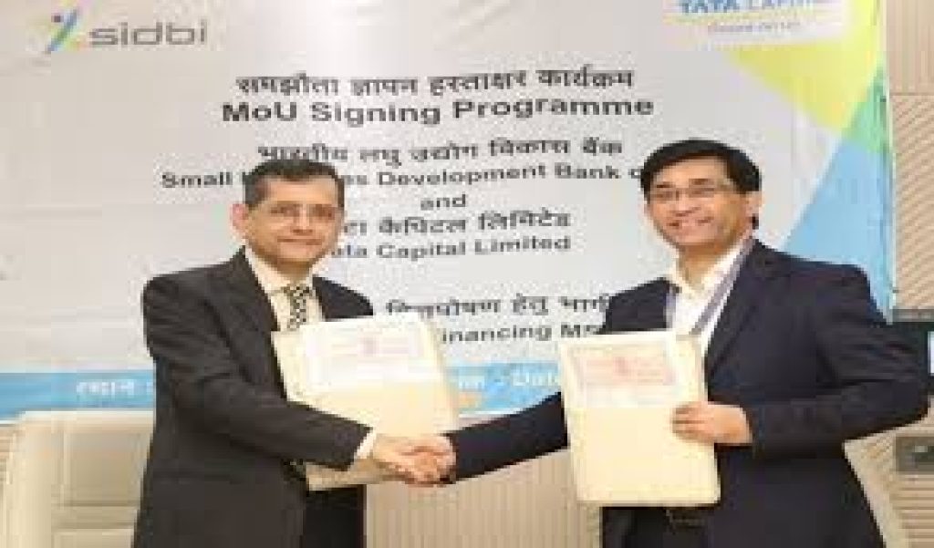 SIDBI Signs MoU with Tata Capital Limited to Strengthen MSME Financing