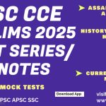 apsc cce prelims 2025 mock tests