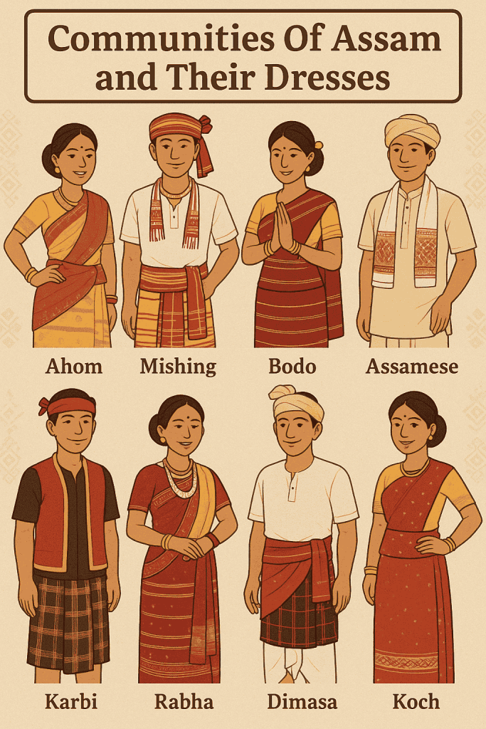 Communities Of Assam and Their Dresses