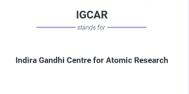 IGCAR stands for