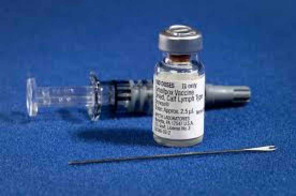 The smallpox vaccine
