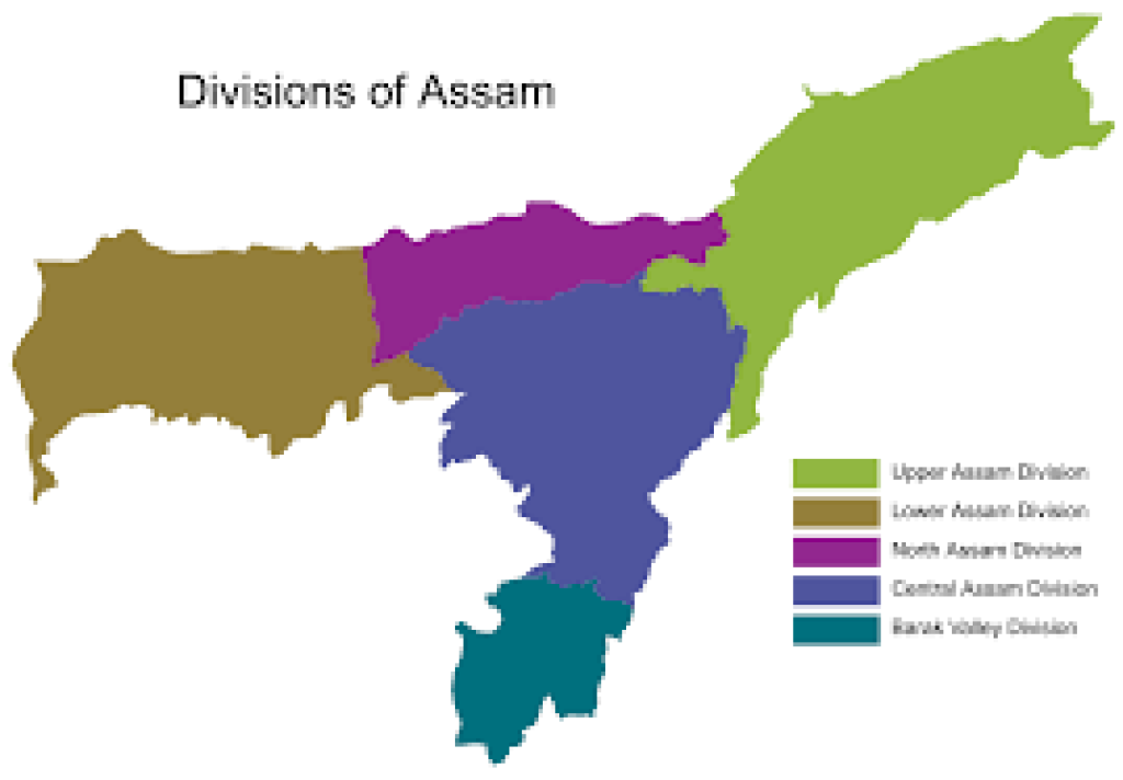 Physiographic Divisions Of Assam