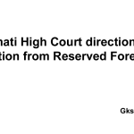 Eviction from Reserved Forests