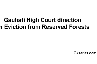 Eviction from Reserved Forests