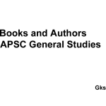 apsc gs books and authors