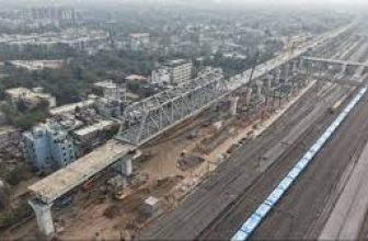 100 m long ‘Make in India’ Steel Bridge Completed in Ahmedabad for Mumbai–Ahmedabad Bullet Train Project