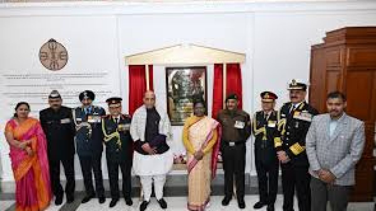 Param Vir Dirgha at Rashtrapati Bhavan Inaugurated By President of India