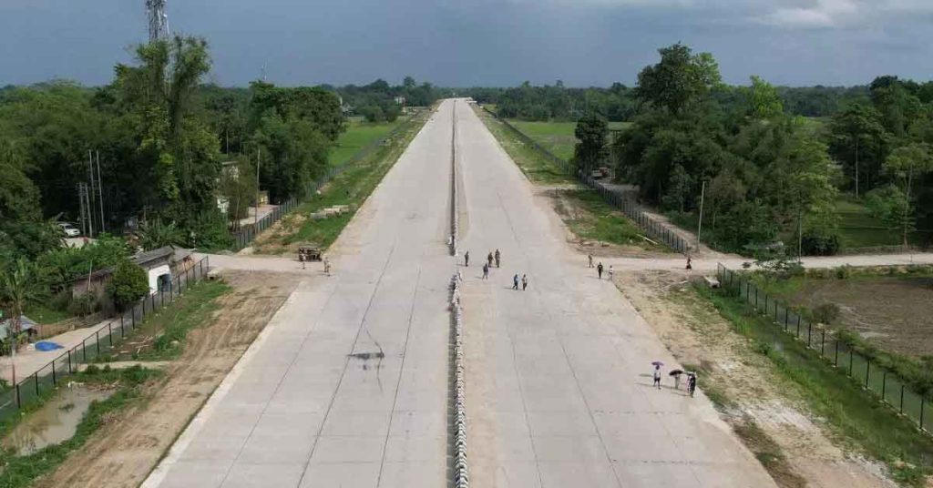 Northeast’s First Highway-Based Emergency Landing Strip near Dibrugarh