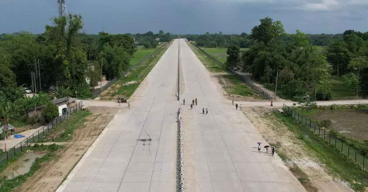 Northeast’s First Highway-Based Emergency Landing Strip near Dibrugarh