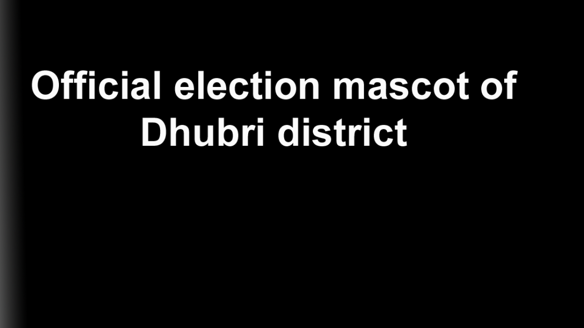 official election mascot of Dhubri district