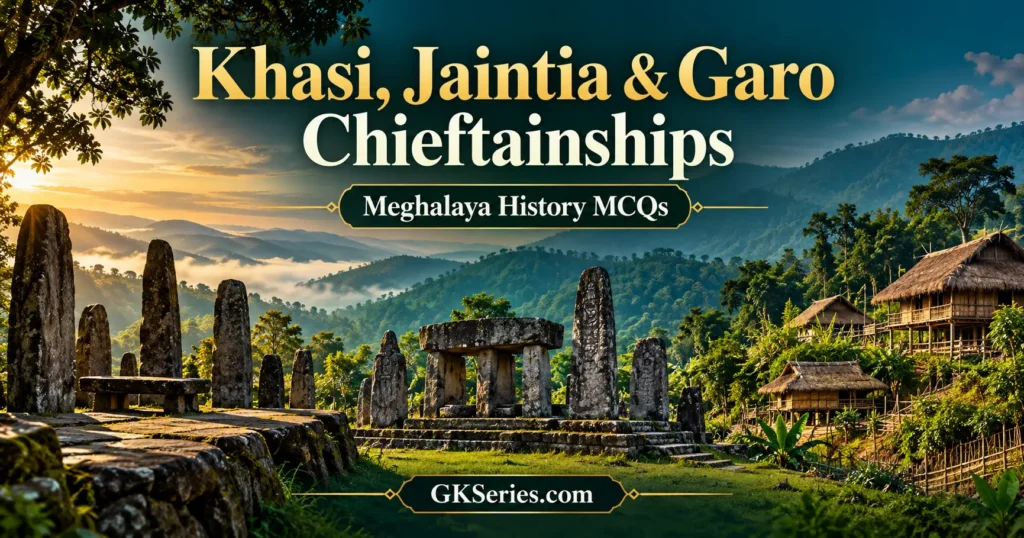 Khasi, Jaintia and Garo kingdoms and chieftainships