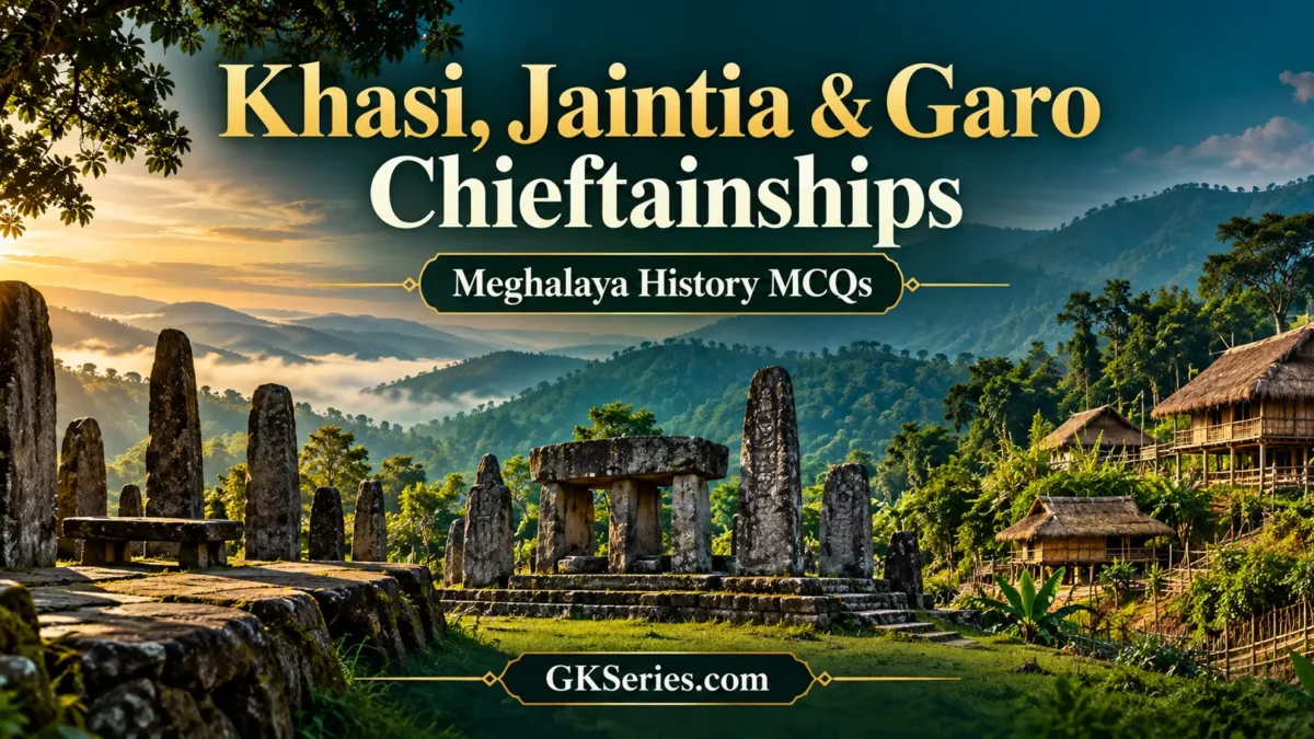 Khasi, Jaintia and Garo kingdoms and chieftainships