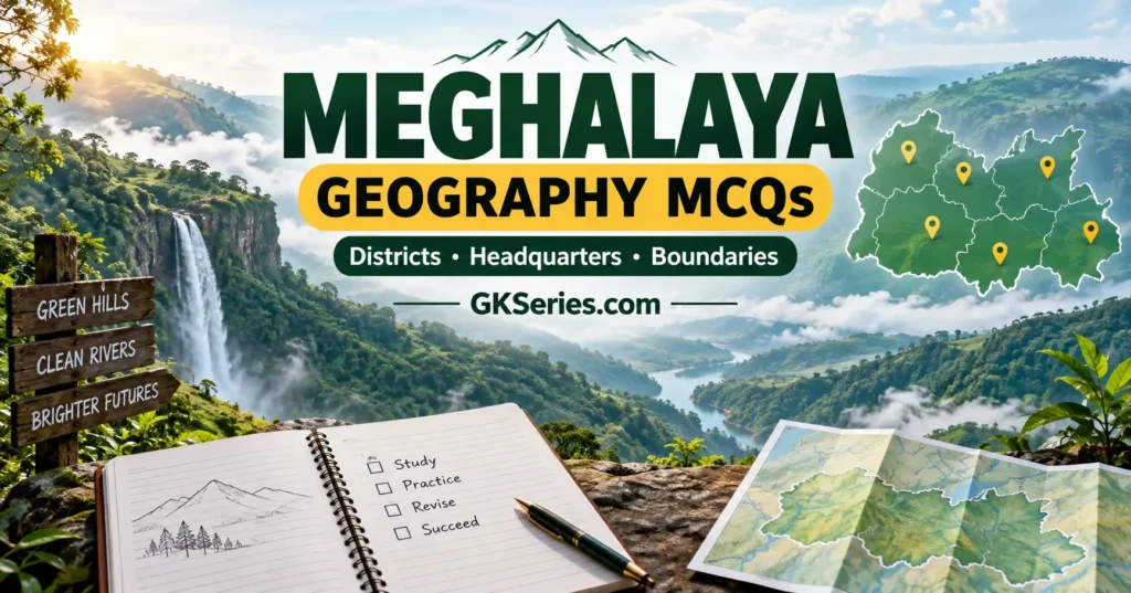 Meghalaya Geography MCQs