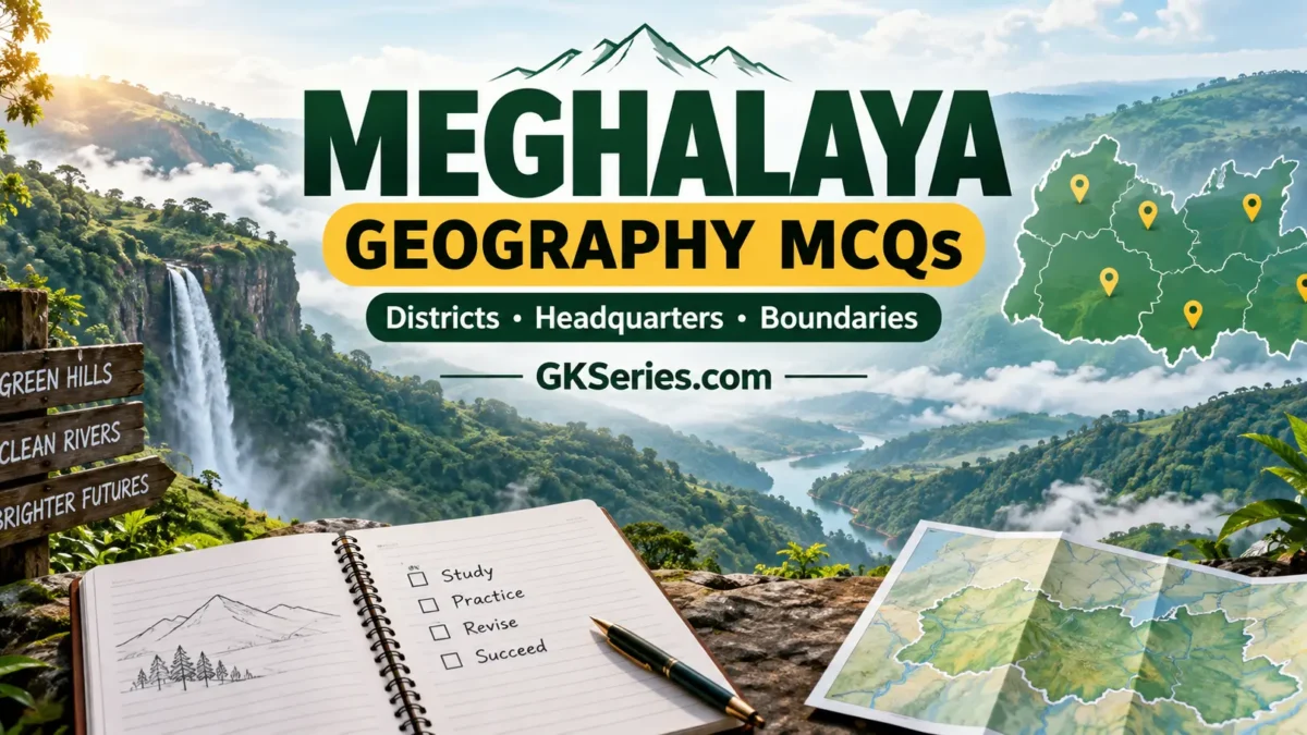 Meghalaya Geography MCQs