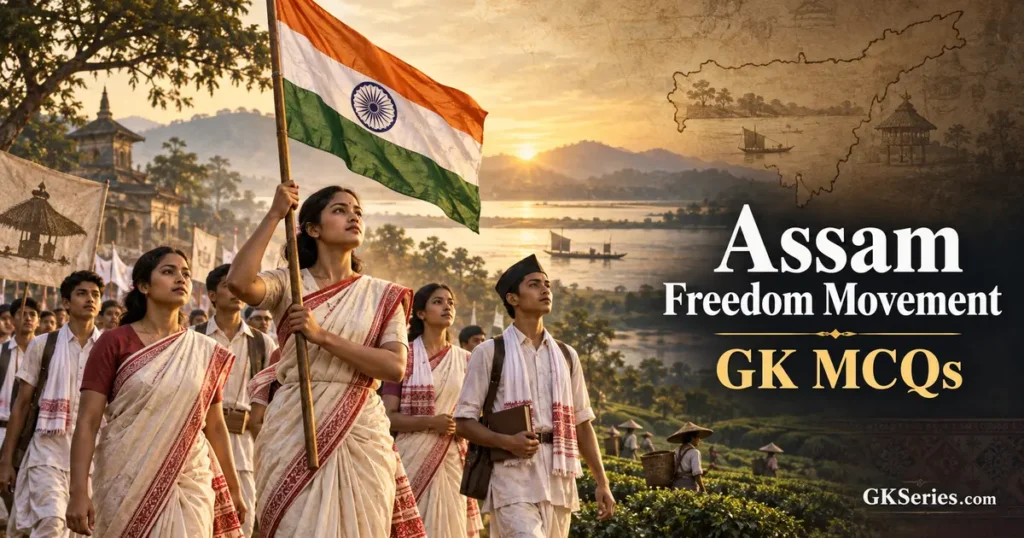 Assam Freedom Movement GK MCQs