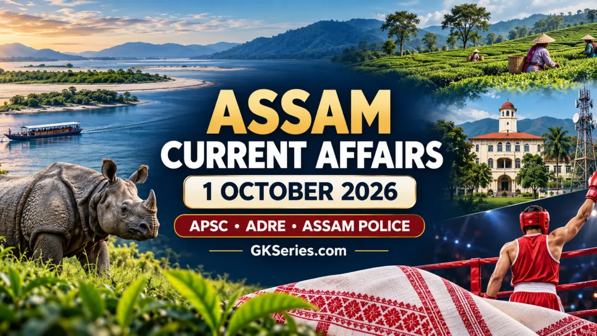 Assam Current Affairs 1 October 2026
