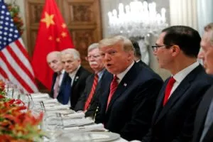 Trump threatened to increase tariffs on at least another USD 300 billion worth goods