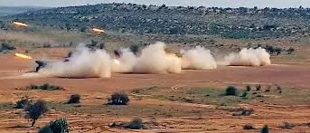 Indian Army conducts an exercise 'Sindhu Sudarshan' in Rajasthan