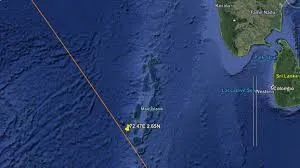 China’s Rocket Crashed near Maldives in the Indian Ocean