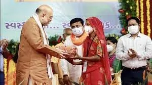 Amit Shah launched nutritious “Laddu Distribution Scheme” in Gandhinagar