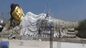 India’s largest reclining statue of Lord Buddha being built at Bodh Gaya