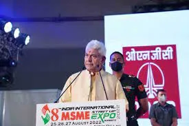 J&K LG, Manoj Sinha inaugurates 8th India International MSME Start-up Expo