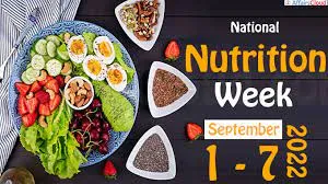 National Nutrition Week 2022: 1st to 7th September