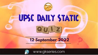 UPSC Daily Static Quiz