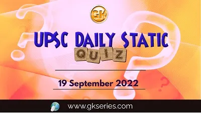 UPSC Daily Static Quiz