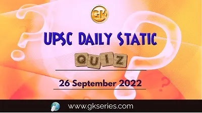UPSC Daily Static Quiz