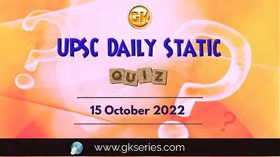 UPSC Daily Static Quiz