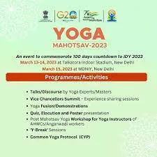 Yoga Mahotsav 2023 marks the beginning of 100 Days Countdown of 9th International Yoga Day