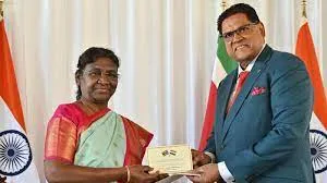 President Droupadi Murmu Honoured With Suriname’s Highest Civilian Award