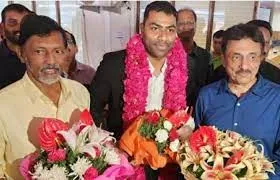 Aadhav Arjuna was elected as president of the Basketball Federation of India (BFI)