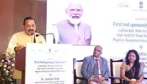 India’s first indigenously developed next-generation Magnetic Resonance Imaging (MRI) imaging machine.