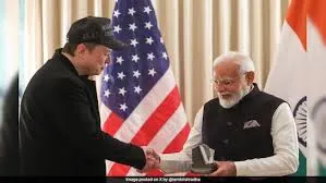 PM Modi Receives Starship Heatshield Tile from Musk
