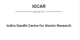 IGCAR stands for