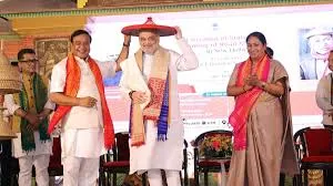 Amit Shah Unveiled Statue of Bodofa Upendranath Brahma