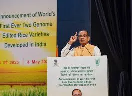 India Unveils First Genome-Edited Rice Varieties