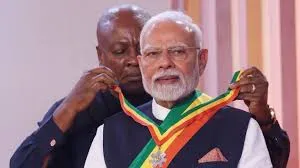 PM Modi Honoured in Ghana with ‘Order of the Star’