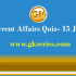 Daily Current Affairs 15 June 2021 – Gkseries